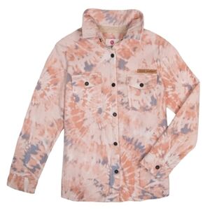 SIMPLY SOUTHERN SWIRL PEACH JACKET SHACKET Size M